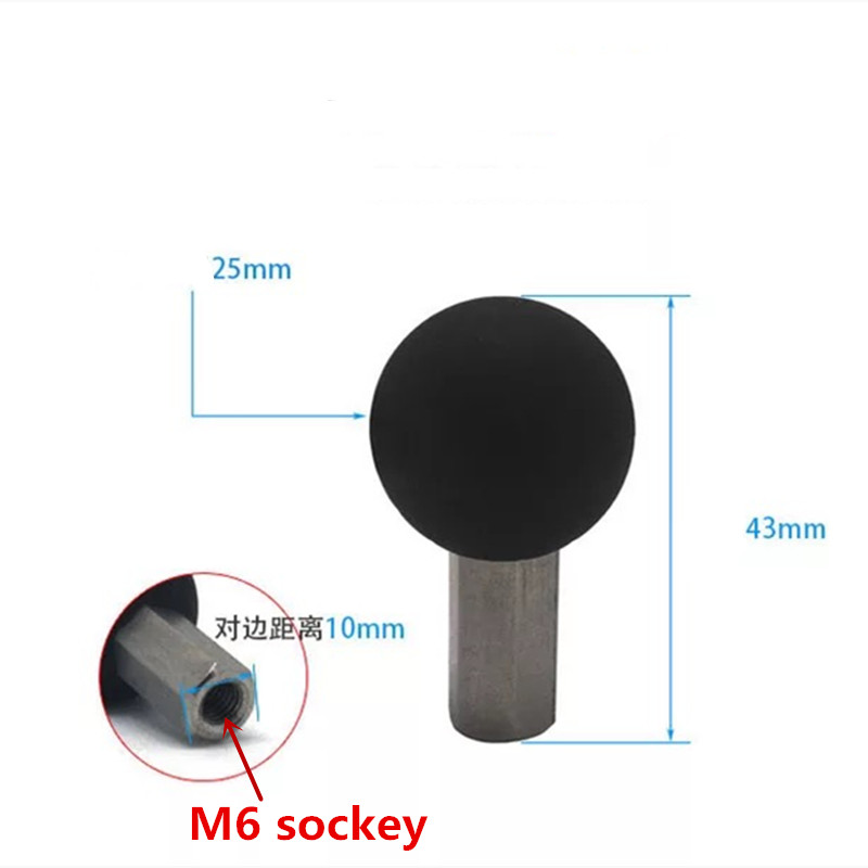 Stainless Steel Motorcycle Bracket Holder Adapter to 1 Inch Rubber Ball Head Mount with M6 Screw Socket for Smartphone GPS
Stainless Steel Motorcycle Bracket Holder Adapter to 1 Inch Rubber Ball Head Mount with M6 Screw Socket for Smartphone GPS
