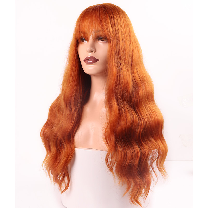 MERISI HAIR 26" Long Water Wave Women Wigs with Bangs Red Blonde Black Heat Resistant Synthetic Wigs for Women African American, P1b/613
MERISI HAIR 26" Long Water Wave Women Wigs with Bangs Red Blonde Black Heat Resistant Synthetic Wigs for Women African American, P1b/613