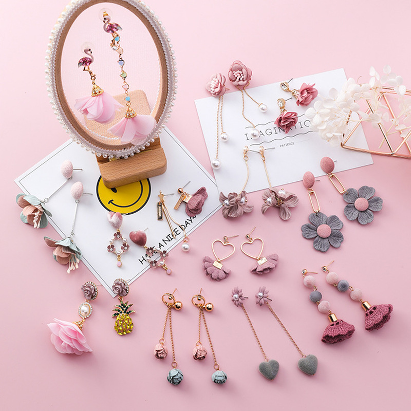 2020 New Korea Trendy Cute Drop Earrings Girl Simple Pink Flower Dangle Earrings for Fashion Women Jewelry Accessories Wholesale
2020 New Korea Trendy Cute Drop Earrings Girl Simple Pink Flower Dangle Earrings for Fashion Women Jewelry Accessories Wholesale