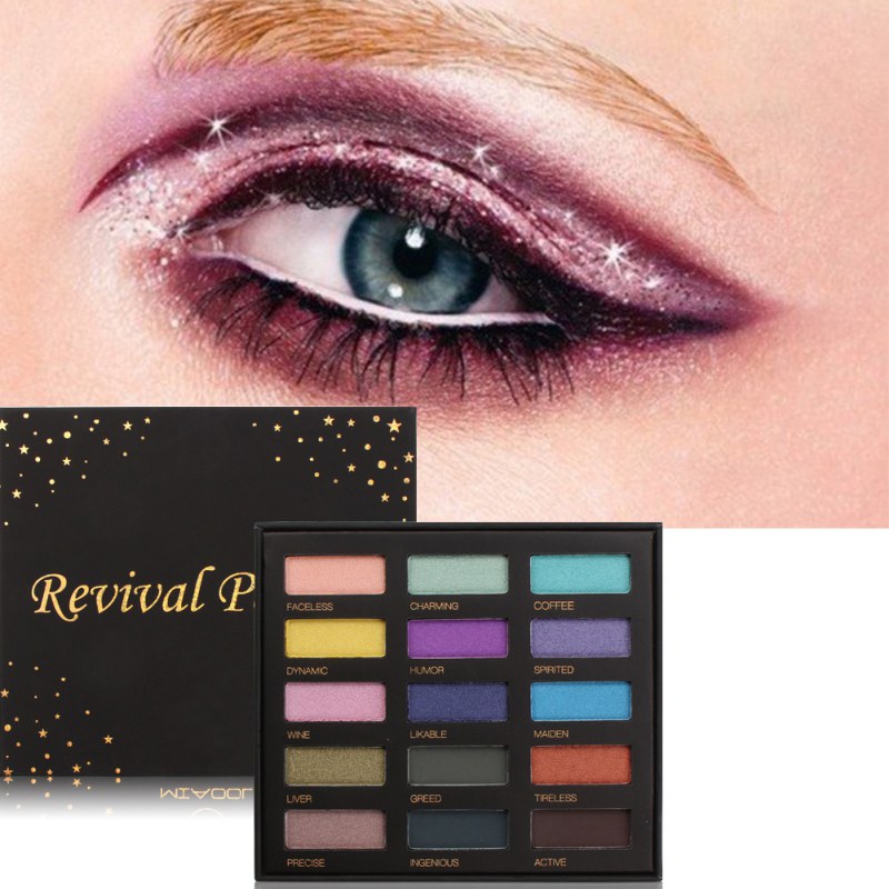 Eyeshadow Pallete 15 Color Shimmer Eyeshadow Palette Waterproof Sweat-Proof Long Lasting Natural Shining Eye Makeup, Multi-colored
Eyeshadow Pallete 15 Color Shimmer Eyeshadow Palette Waterproof Sweat-Proof Long Lasting Natural Shining Eye Makeup, Multi-colored