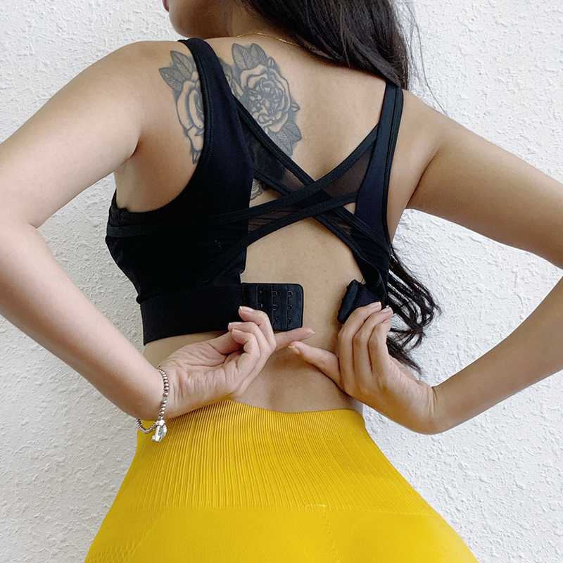 2020 Summer Women's Fashion Color Breasted Beauty Back Sports Bra Shockproof Gathered Sexy Underwear, Fitness Running Yoga Vest, Blue
2020 Summer Women's Fashion Color Breasted Beauty Back Sports Bra Shockproof Gathered Sexy Underwear, Fitness Running Yoga Vest, Blue