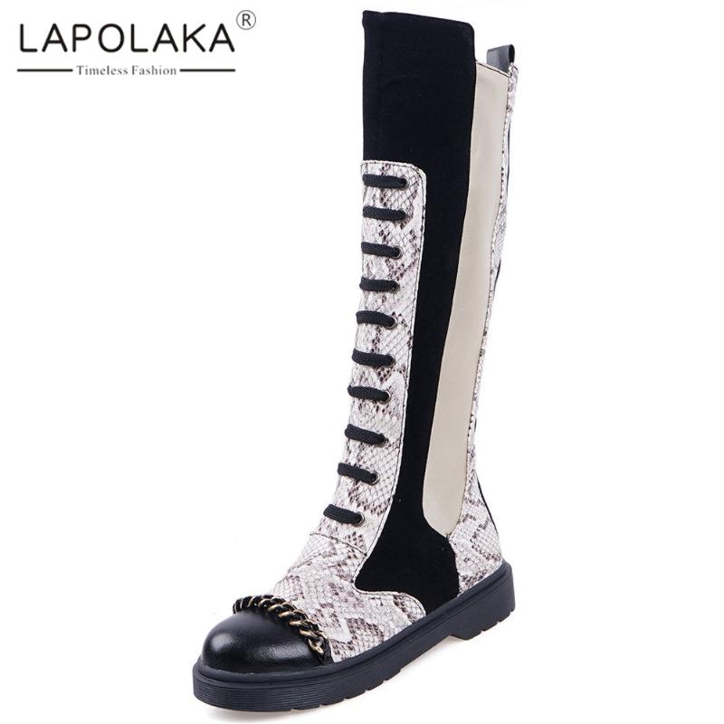Lapolaka Fashion New Design Large Size 43 Punk British Style Mid Calf Boots Woman Shoes Zip Up Mix Color INS Hot Shoes Women, Brown
Lapolaka Fashion New Design Large Size 43 Punk British Style Mid Calf Boots Woman Shoes Zip Up Mix Color INS Hot Shoes Women, Brown