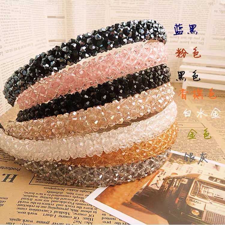 Multicolor Crystal Glass Headband Fashion Handmade Hair Band For Women & Girls Hair Accessories Hairband Female Jewelry Accessories
Multicolor Crystal Glass Headband Fashion Handmade Hair Band For Women & Girls Hair Accessories Hairband Female Jewelry Accessories