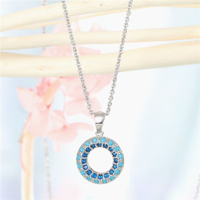 Bohemian Colorful Zircon Hollow Circle Pendant Necklace For Womens Jewelry Metal Rhinestone Geometric Necklace Clavicle Chain
Bohemian Colorful Zircon Hollow Circle Pendant Necklace For Womens Jewelry Metal Rhinestone Geometric Necklace Clavicle Chain