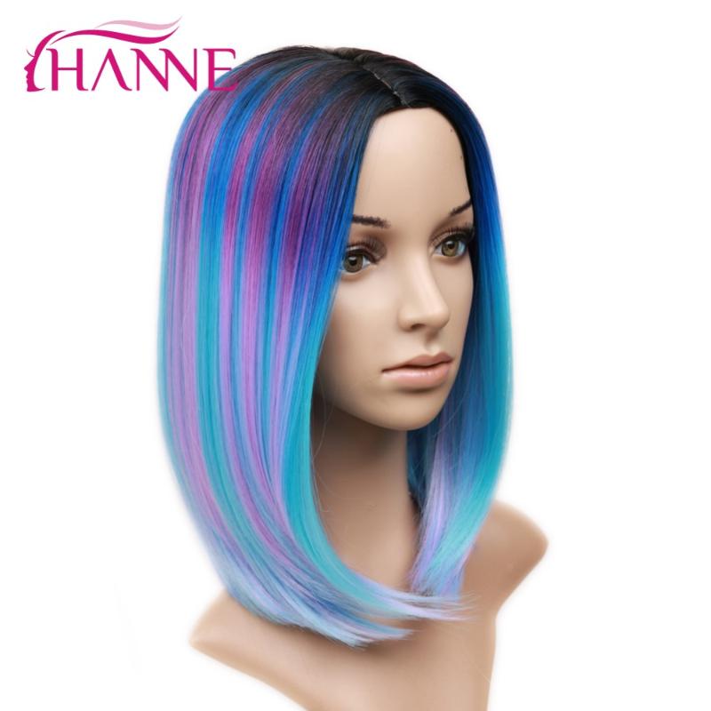 HANNE Short Synthetic Bob Wig Ombre Black Mixed Blue Purple Straight Heat Resistant Fiber Wig Women Cosplay Or Party, 1b blue purple
HANNE Short Synthetic Bob Wig Ombre Black Mixed Blue Purple Straight Heat Resistant Fiber Wig Women Cosplay Or Party, 1b blue purple