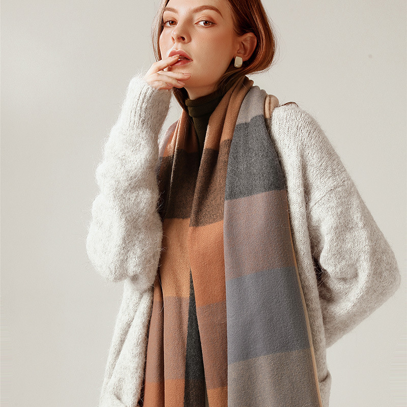 Euro Style Women Plaid Imitation Cashmere Scarf 2020 Autumn Winter Scarf for Women Keep Warm Big Shawl
Euro Style Women Plaid Imitation Cashmere Scarf 2020 Autumn Winter Scarf for Women Keep Warm Big Shawl