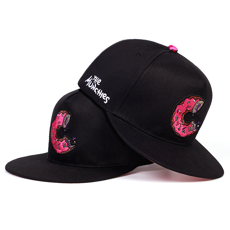 Hip hop hat summer outdoor sun hats donut embroidery baseball cap men and women adjustable Street dance caps snapback hat gorras, Black
Hip hop hat summer outdoor sun hats donut embroidery baseball cap men and women adjustable Street dance caps snapback hat gorras, Black