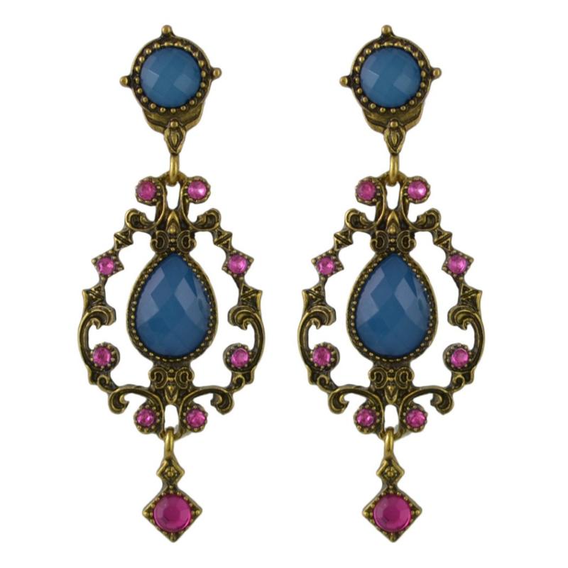 Boho Ethnic Ladies Egypt Earrings With Rhinestone Women Antique Gold color Metal Resin Blue Ball Drop Earrings Turkish Gypsy
Boho Ethnic Ladies Egypt Earrings With Rhinestone Women Antique Gold color Metal Resin Blue Ball Drop Earrings Turkish Gypsy