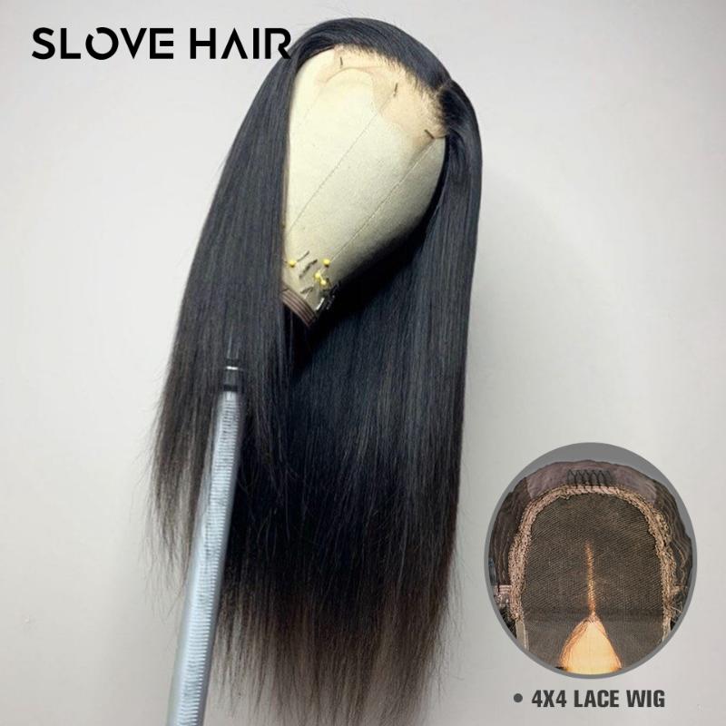 4x4 Long Straight Black 150% Lace Part Human Hair Wig For Women Plucked Remy Brazilian Middle Ratio Bleached Knots Slove Hair, As pic
4x4 Long Straight Black 150% Lace Part Human Hair Wig For Women Plucked Remy Brazilian Middle Ratio Bleached Knots Slove Hair, As pic