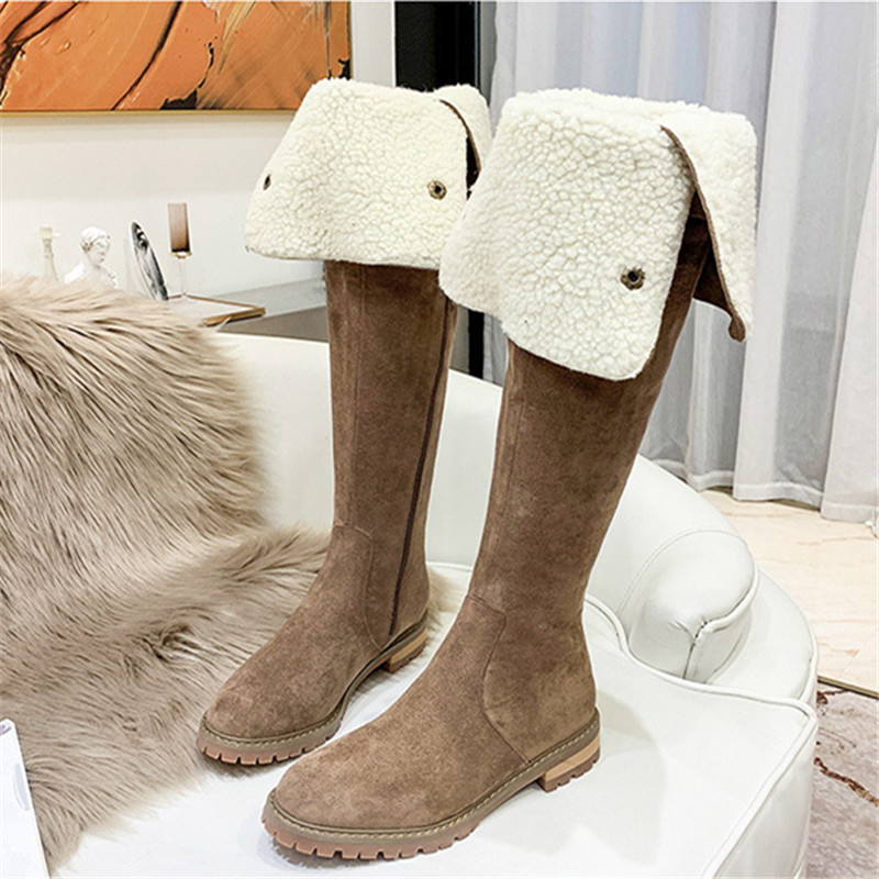 2020 New Women Thigh High Boots Winter Warm Snow Fur Boots Over The Knee Ladies Long Botas Mujer Flat Bota Feminina, Black
2020 New Women Thigh High Boots Winter Warm Snow Fur Boots Over The Knee Ladies Long Botas Mujer Flat Bota Feminina, Black
