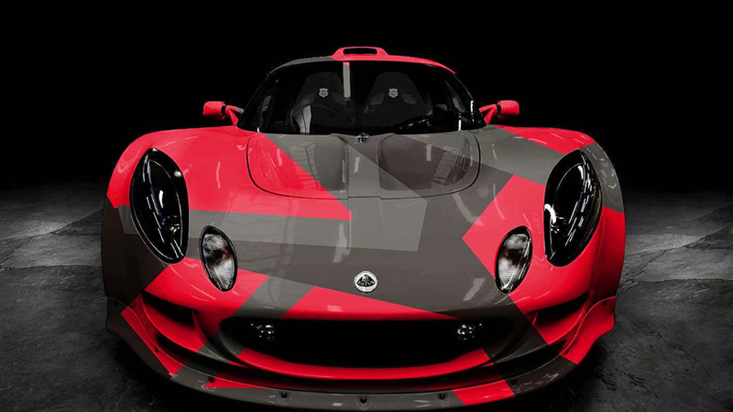 Red Black Large Camouflage Camo Vinyl Car Wrap Film with Air Release Bubbles Fee Car Styling Wrapping Foil