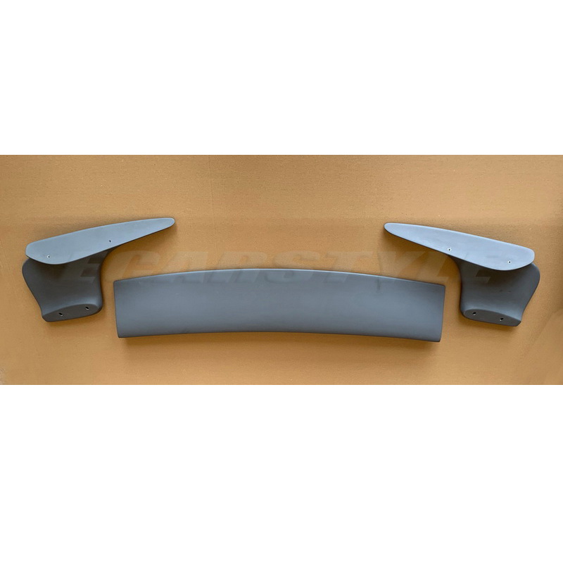 For 93-98 Supra Spoiler MK4 Rear Trunk Wing Fiber Glass Grey Primer Unpainted