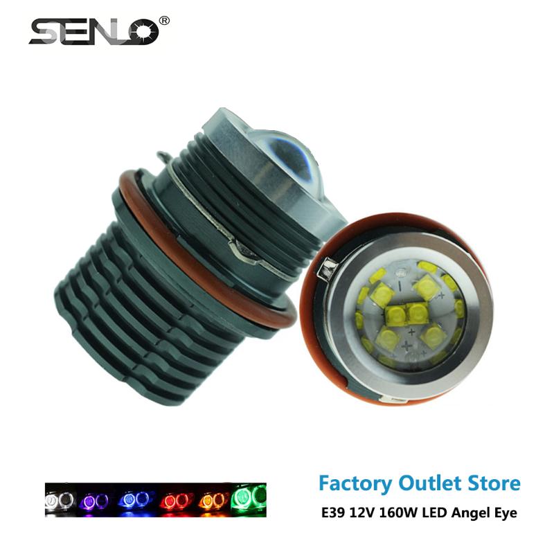 Latest Supper Bright LED Ring Light Bulbs Angel Eye Hot Selling 2 PCS 160W 6000K 12V White Aluminum Alloy For E53 E60 E3918
Latest Supper Bright LED Ring Light Bulbs Angel Eye Hot Selling 2 PCS 160W 6000K 12V White Aluminum Alloy For E53 E60 E3918