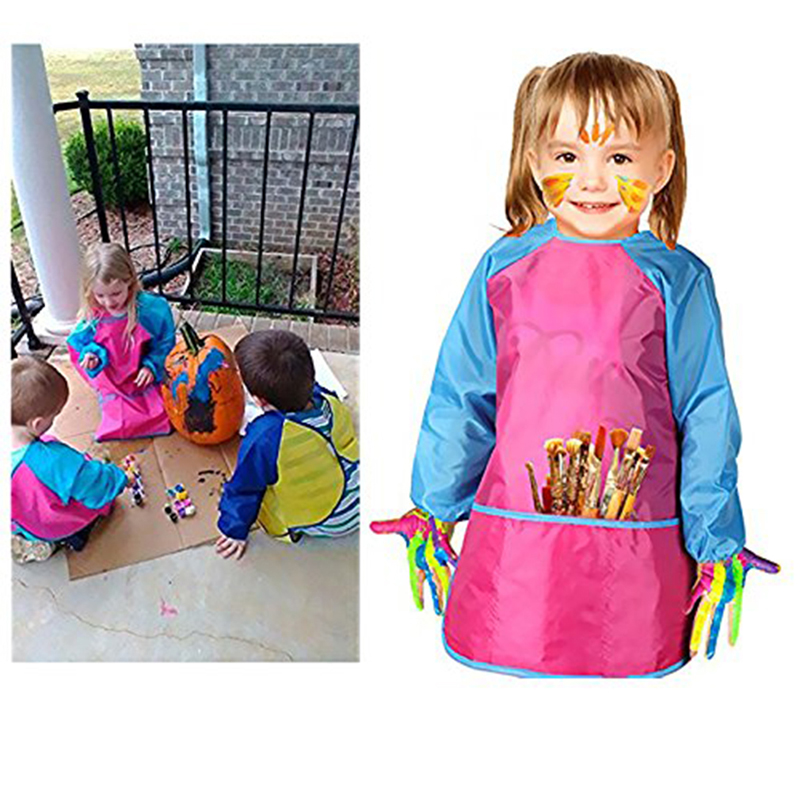 Baby Bibs Waterproof Long Sleeve Cartoon Apron Feeding Smock Bib Kids Apron Painting Drawing Coat for Children Birthday Gift, Green
Baby Bibs Waterproof Long Sleeve Cartoon Apron Feeding Smock Bib Kids Apron Painting Drawing Coat for Children Birthday Gift, Green