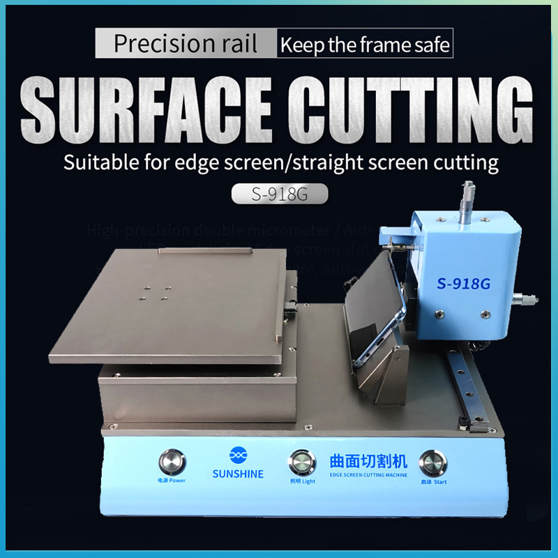 Sunshine S-918G LCD Glass Cutting Machine For For Samsung Flat/Curved Screen Mobile Phone LCD Repair Touch Screen Repair
Sunshine S-918G LCD Glass Cutting Machine For For Samsung Flat/Curved Screen Mobile Phone LCD Repair Touch Screen Repair