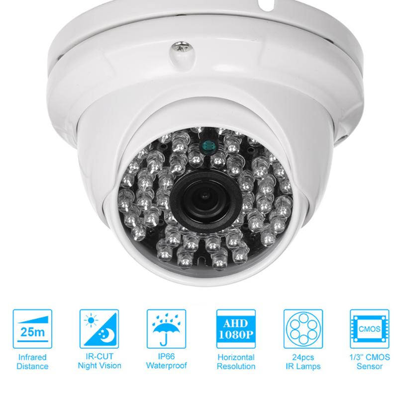 CCTV Camera 1/3" CMOS Color 1080P High-resolution 24 Lamps Nightvison Indoor Dome Camera Analog Security
CCTV Camera 1/3" CMOS Color 1080P High-resolution 24 Lamps Nightvison Indoor Dome Camera Analog Security