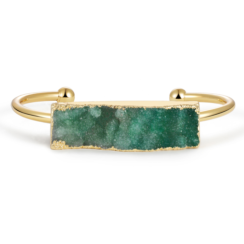 Fashion Summer Couple Bangle Gold Stainless Steel Cuff Bang for Women and Men Colorful Geometric Natural Stone Charm Bracelets
Fashion Summer Couple Bangle Gold Stainless Steel Cuff Bang for Women and Men Colorful Geometric Natural Stone Charm Bracelets