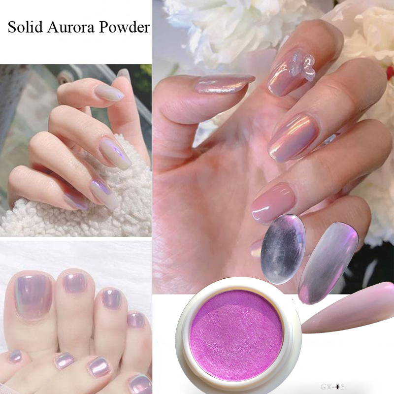 Aurora Powder Nail Art Glitter Solid Mirror Symphony Pigment Chrome Dip Pigments Manicure For Gel Nail Polish Decoration GX-01 
Aurora Powder Nail Art Glitter Solid Mirror Symphony Pigment Chrome Dip Pigments Manicure For Gel Nail Polish Decoration GX-01