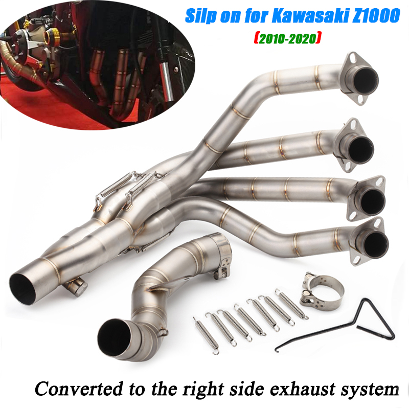 Motorcycle 51MM Front Middle Link Pipe Stainless Steel System Lossless installation Set for z1000 2010-2020
Motorcycle 51MM Front Middle Link Pipe Stainless Steel System Lossless installation Set for z1000 2010-2020