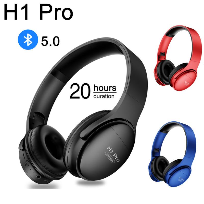 H1 Pro Wireless Bluetooth Headphones HIFI Stereo Wireless Earphone Gaming Headsets Over-ear Noise Canceling Support TF Card with
H1 Pro Wireless Bluetooth Headphones HIFI Stereo Wireless Earphone Gaming Headsets Over-ear Noise Canceling Support TF Card with
