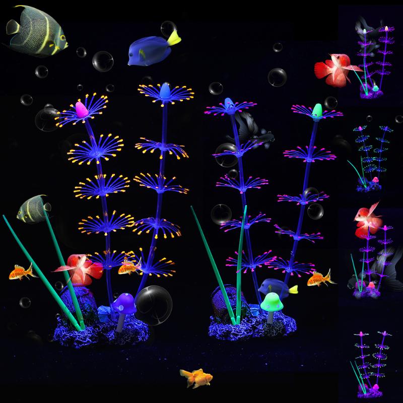 Silicone Glowing Artificial Fish Tank Aquarium Coral Plants Ornament Underwater Ornament Fish Tank Aquarium Decor Accessories D3
Silicone Glowing Artificial Fish Tank Aquarium Coral Plants Ornament Underwater Ornament Fish Tank Aquarium Decor Accessories D3