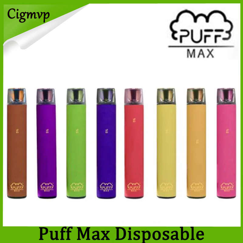 Newest Puff Max Disposable Vape Pen e cigarettes Kit 2000 Puffs 5% 1200mAh 8.5ML Factory Supply VS Kangvape Stick Plus
Newest Puff Max Disposable Vape Pen e cigarettes Kit 2000 Puffs 5% 1200mAh 8.5ML Factory Supply VS Kangvape Stick Plus