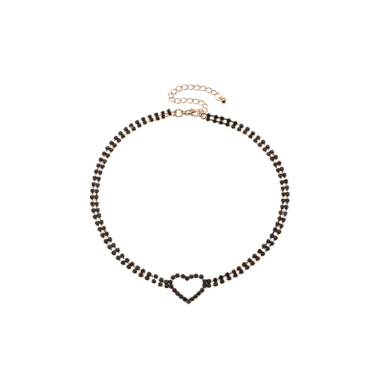 Fashion Love Heart Link Single Layer Choker Necklaces For Women Crystal Golden Necklace Jewelry Valentines Party Girl Gift
Fashion Love Heart Link Single Layer Choker Necklaces For Women Crystal Golden Necklace Jewelry Valentines Party Girl Gift