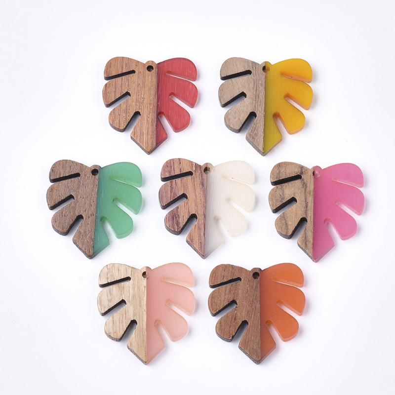 50pcs Handcrafted Vintage Natural Wood with Resin Pendant Design Monstera Leaf Shape Necklace Earring Eardrop Jewelry Findings
50pcs Handcrafted Vintage Natural Wood with Resin Pendant Design Monstera Leaf Shape Necklace Earring Eardrop Jewelry Findings