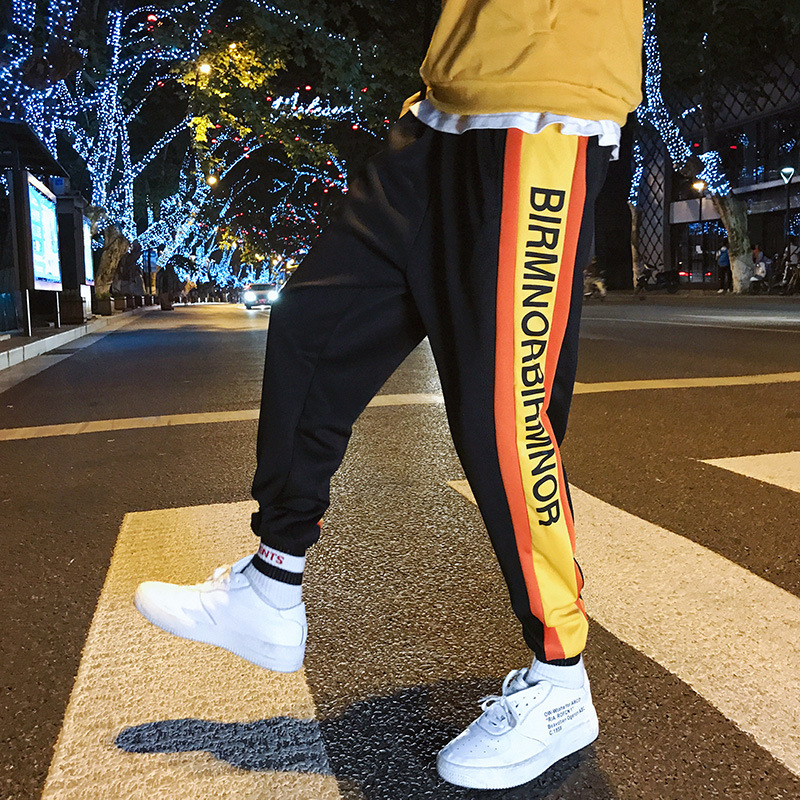 2021 Streetwear Hip hop Joggers Pants Men Loose Harem Pants Ankle Length Trousers Sport Casual Letter Print Sweatpants For Men, Image
2021 Streetwear Hip hop Joggers Pants Men Loose Harem Pants Ankle Length Trousers Sport Casual Letter Print Sweatpants For Men, Image
