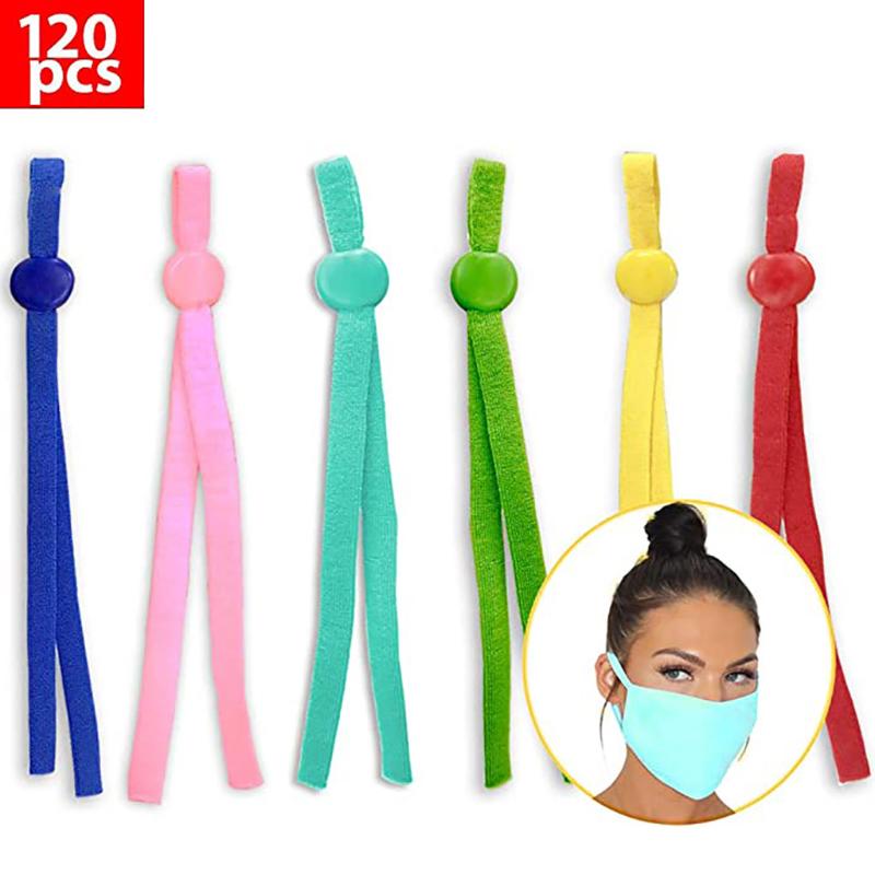 120PCS Mask Sewing Elastic Band Stretchy Mask Knitted Earloop Lanyard Earmuff Rope with Adjustable Buckle DIY Supplies A07
120PCS Mask Sewing Elastic Band Stretchy Mask Knitted Earloop Lanyard Earmuff Rope with Adjustable Buckle DIY Supplies A07