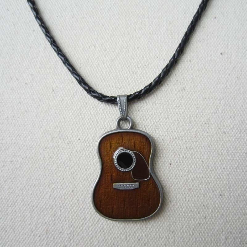 Guitar Music Metal Charm Pendant Leather Necklace Neck Tie also Stock in US Free Shipping
Guitar Music Metal Charm Pendant Leather Necklace Neck Tie also Stock in US Free Shipping