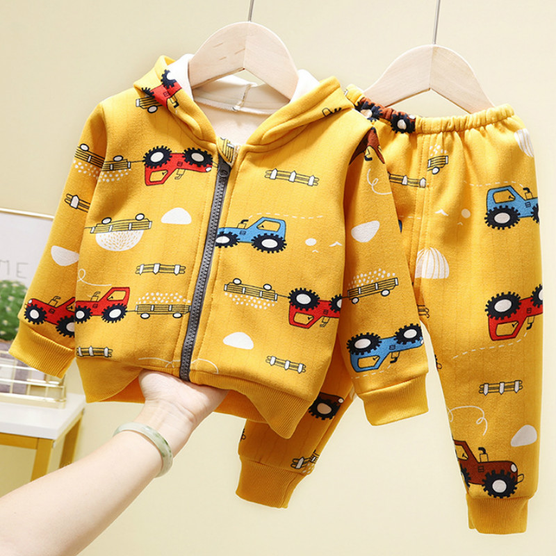 Boy's Brushed Hoody Set Spring and Autumn 2 Baby Cardigan Outer Set 1-3-4 Years Old Children's Western Sports Two-Piece, Beige
Boy's Brushed Hoody Set Spring and Autumn 2 Baby Cardigan Outer Set 1-3-4 Years Old Children's Western Sports Two-Piece, Beige