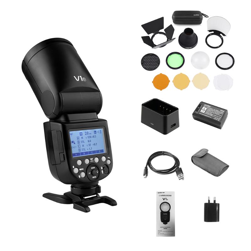 Godox V1F Professional Speedlite light Camera flash Round Head Wireless 2.4G Fresnel Zoom for X-Pro2 X-T20 X-T2 X-T1
Godox V1F Professional Speedlite light Camera flash Round Head Wireless 2.4G Fresnel Zoom for X-Pro2 X-T20 X-T2 X-T1