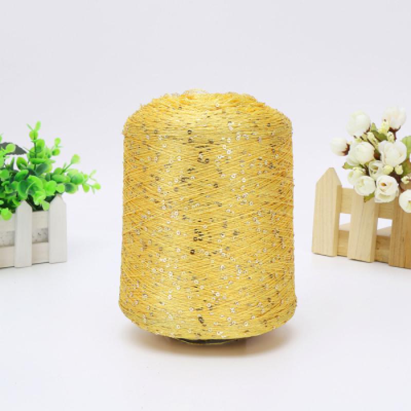 natural silk colorful unique sequins knitting yarn skein cashmere crochet yarn for knitting knit thread 200924