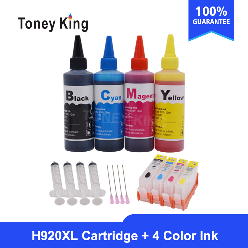 Toney King new 920XL Refillable Ink Cartridge Replacement for 920 xl Officejet 6000 6500 6500A 7000 7500 7500A Printers ink
Toney King new 920XL Refillable Ink Cartridge Replacement for 920 xl Officejet 6000 6500 6500A 7000 7500 7500A Printers ink