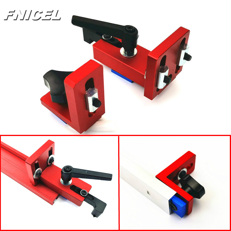 Woodworking T Slot Miter Track Stop Locator Sliding Brackets Woodworking Rail Retainer Chute Backing Connector for 30/45 T-track
Woodworking T Slot Miter Track Stop Locator Sliding Brackets Woodworking Rail Retainer Chute Backing Connector for 30/45 T-track