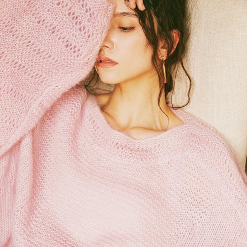 Vintage Stripe Women Mohair Sweater Autumn 2020 O Neck Hollow Out Knitted Batwing Sleeve Sweaters Minimalist Casual Soft Sweater, Beige
Vintage Stripe Women Mohair Sweater Autumn 2020 O Neck Hollow Out Knitted Batwing Sleeve Sweaters Minimalist Casual Soft Sweater, Beige