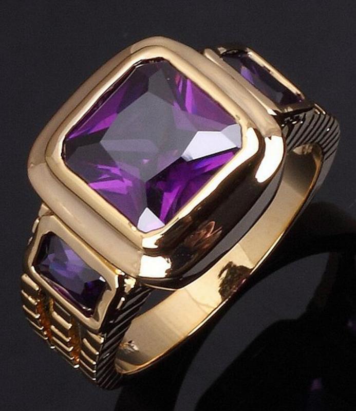 SuoHuan Size 8-12 Charm Male Mens Ring Purple Zirconia Cz Stone Crystal Gold Filled Party Band Mens Fashion Finger Jewelry Gift
SuoHuan Size 8-12 Charm Male Mens Ring Purple Zirconia Cz Stone Crystal Gold Filled Party Band Mens Fashion Finger Jewelry Gift
