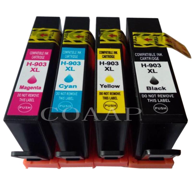 Compatible ink cartridge for 903 BK C M Y (Small Black) Officejet Pro 6950 6960 6970 Printer
Compatible ink cartridge for 903 BK C M Y (Small Black) Officejet Pro 6950 6960 6970 Printer