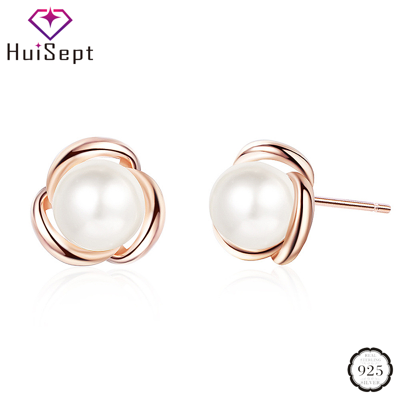 HuiSept Trendy 925 Silver Female Earring Jewelry Accessories Round Freshwater Pearl Stud Earrings for Wedding Party Dropshipping
HuiSept Trendy 925 Silver Female Earring Jewelry Accessories Round Freshwater Pearl Stud Earrings for Wedding Party Dropshipping