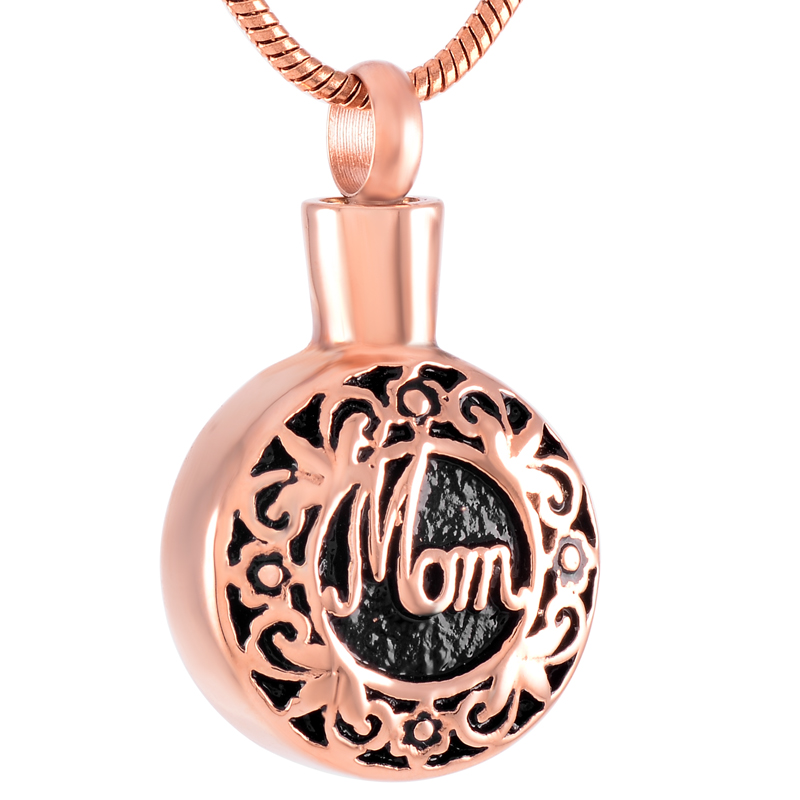 IJD8680 MOM Circle Stainless Steel Cremation Memorial Pendant for Ashes Urn Keepsake Souvenir Necklace for Jewelry
IJD8680 MOM Circle Stainless Steel Cremation Memorial Pendant for Ashes Urn Keepsake Souvenir Necklace for Jewelry