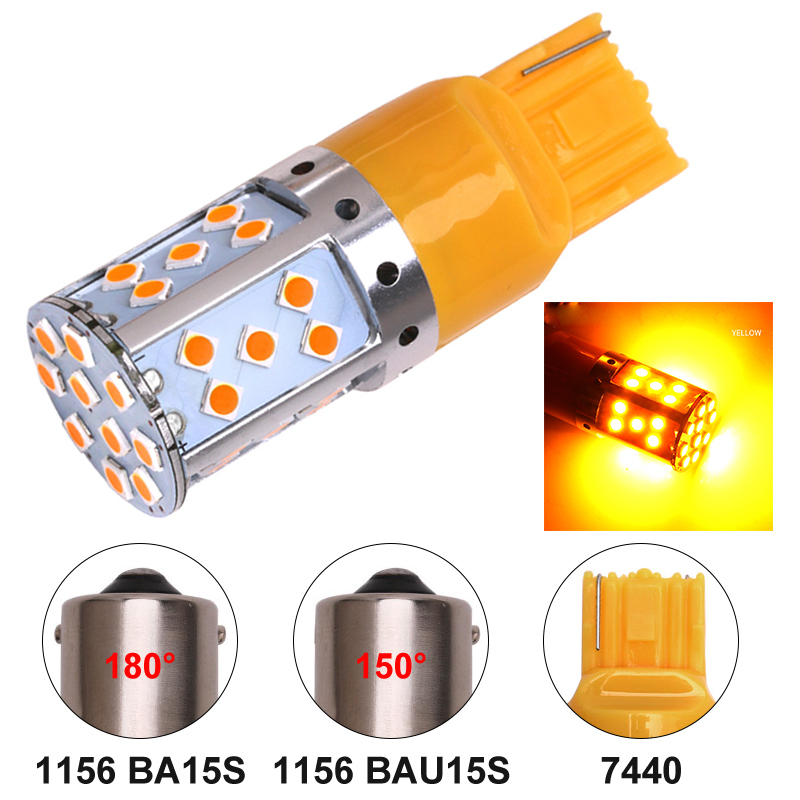 1x Amber T20 7440 Led Canbus Light 1156 BA15S P21W BAU15S Led Canbus Turn Signal Light Reverse Backup Brake Parking Bulb, As pic
1x Amber T20 7440 Led Canbus Light 1156 BA15S P21W BAU15S Led Canbus Turn Signal Light Reverse Backup Brake Parking Bulb, As pic