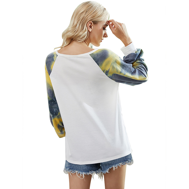 T-Shirt fall/winter European and American women's tops hot-selling style printed long-sleeved women