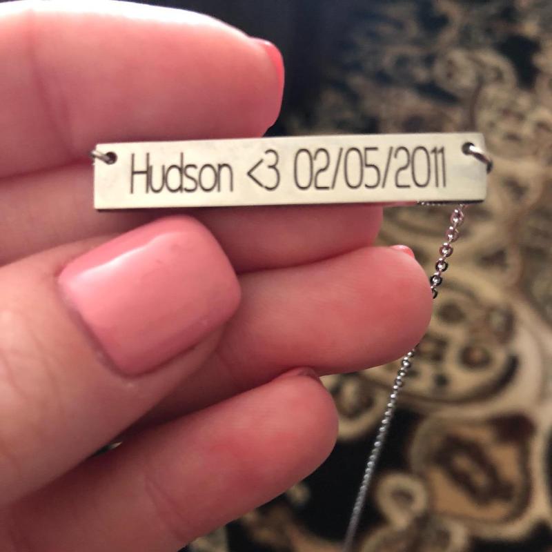Personalize Custom Baby Name necklace Gold Tone Solid Stainless Steel Adjustable necklace New Born to Child Girls Boys women
Personalize Custom Baby Name necklace Gold Tone Solid Stainless Steel Adjustable necklace New Born to Child Girls Boys women