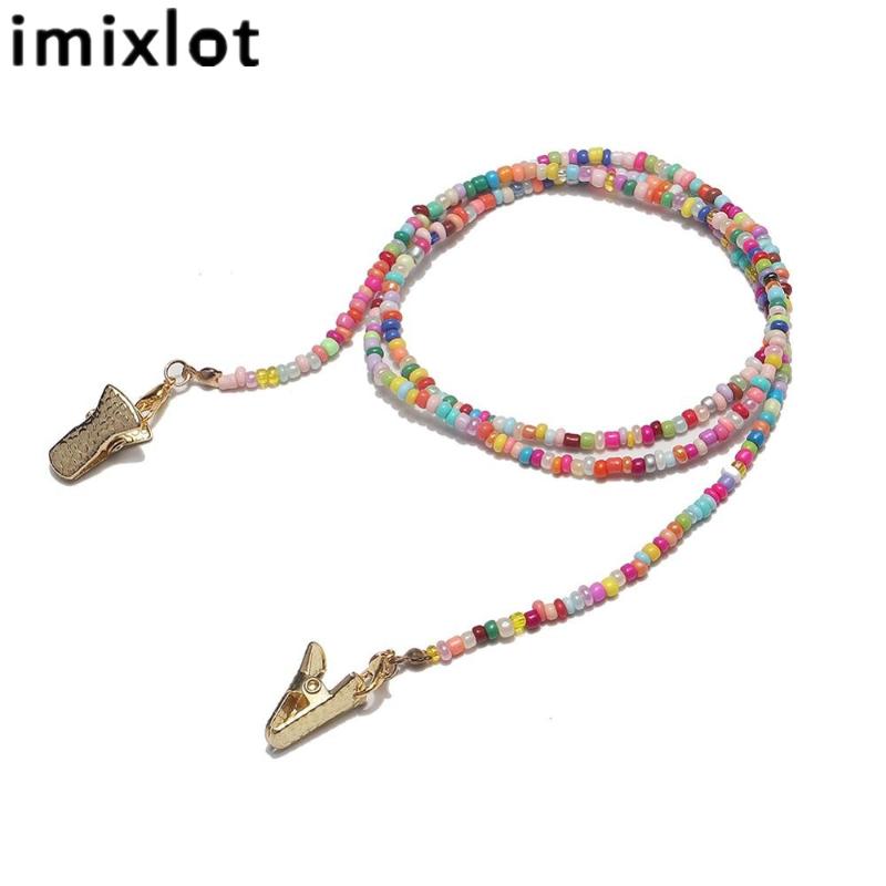 imixlot Fashion Sweet Sunglasses Chain Colored Beaded Eyeglass Lanyard Anti Slip Strap Reading Glasses Chain for Women
imixlot Fashion Sweet Sunglasses Chain Colored Beaded Eyeglass Lanyard Anti Slip Strap Reading Glasses Chain for Women