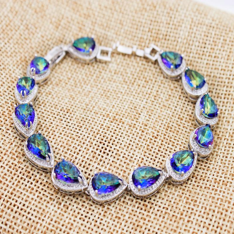 Fahion Beautiful Waterdrop blue mix zircon stone Crystal Bracelet For Women Wedding Party Jewelry Female Bracelet Wholesale
Fahion Beautiful Waterdrop blue mix zircon stone Crystal Bracelet For Women Wedding Party Jewelry Female Bracelet Wholesale