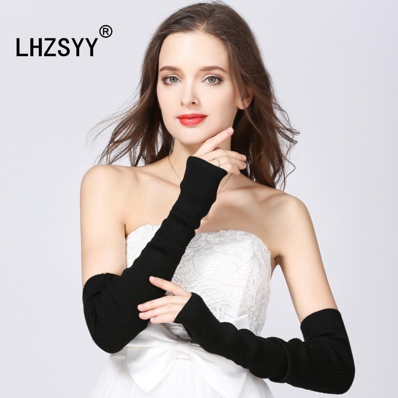 LHZSYY New Cashmere Long Sleeve gloves protection elbow fashion Female Autumn Winter Long Section Knit Thick Warm Wool gloves
LHZSYY New Cashmere Long Sleeve gloves protection elbow fashion Female Autumn Winter Long Section Knit Thick Warm Wool gloves