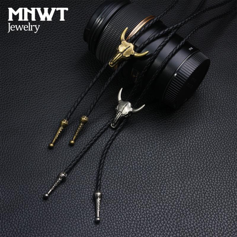 MNWT Fashion Bolo Tie for Unisex Bola Adjustable Leather Bull Head Skull Rope Necktie Jewelry Leather Female Sweater Necklaces
MNWT Fashion Bolo Tie for Unisex Bola Adjustable Leather Bull Head Skull Rope Necktie Jewelry Leather Female Sweater Necklaces