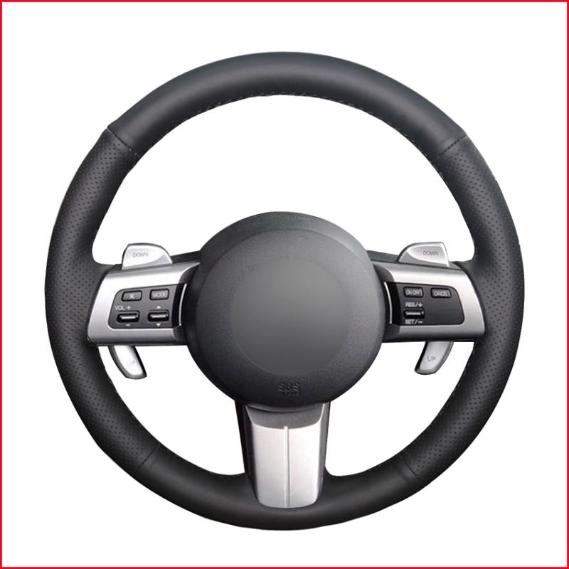 Mewant Black Genuine Leather Steering Wheel Cover for MX-5 Miata 2009-2013 RX-8 2009-2013 CX-7 2007 2008 2009
Mewant Black Genuine Leather Steering Wheel Cover for MX-5 Miata 2009-2013 RX-8 2009-2013 CX-7 2007 2008 2009