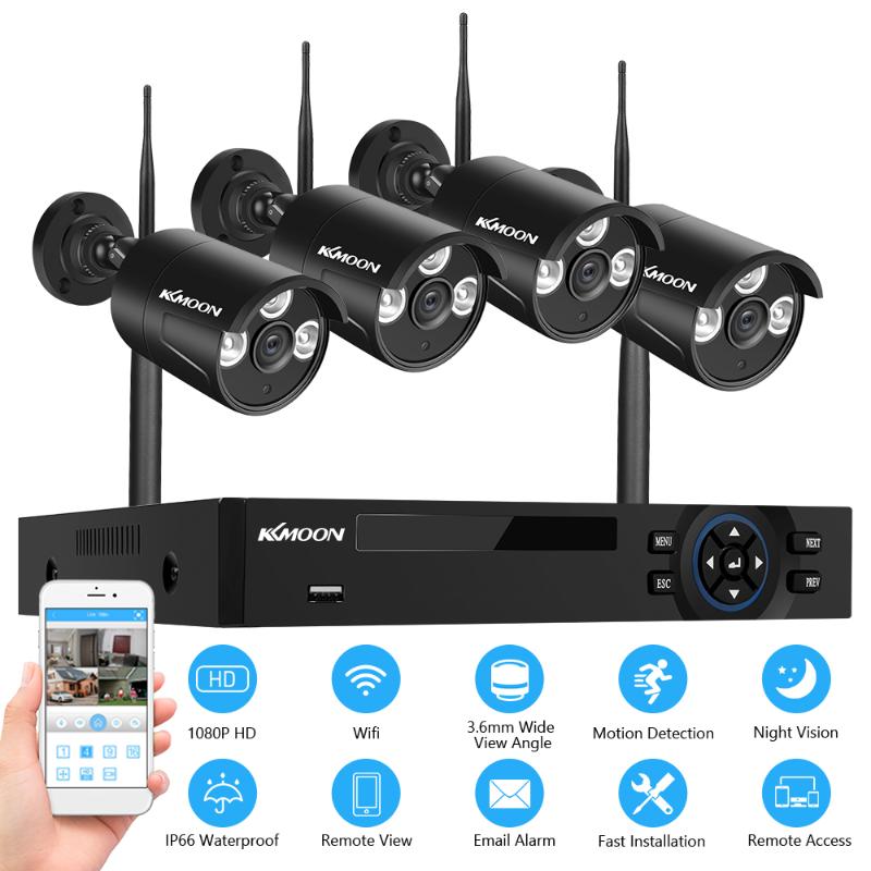8CH 1080P Wireless CCTV WiFi Security Cameras System NVR with 4pcs 1080P Surveillance IP Camera Night Vision Motion Detection
8CH 1080P Wireless CCTV WiFi Security Cameras System NVR with 4pcs 1080P Surveillance IP Camera Night Vision Motion Detection
